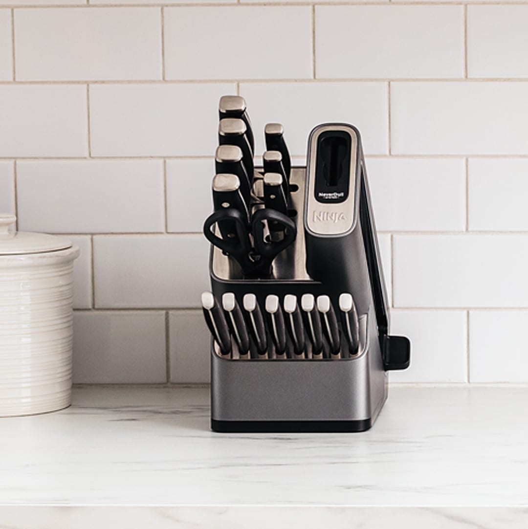 Ninja® premium knife set on counter