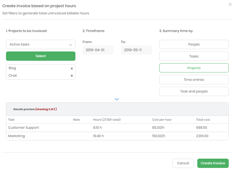 invoicing for virtual assistants