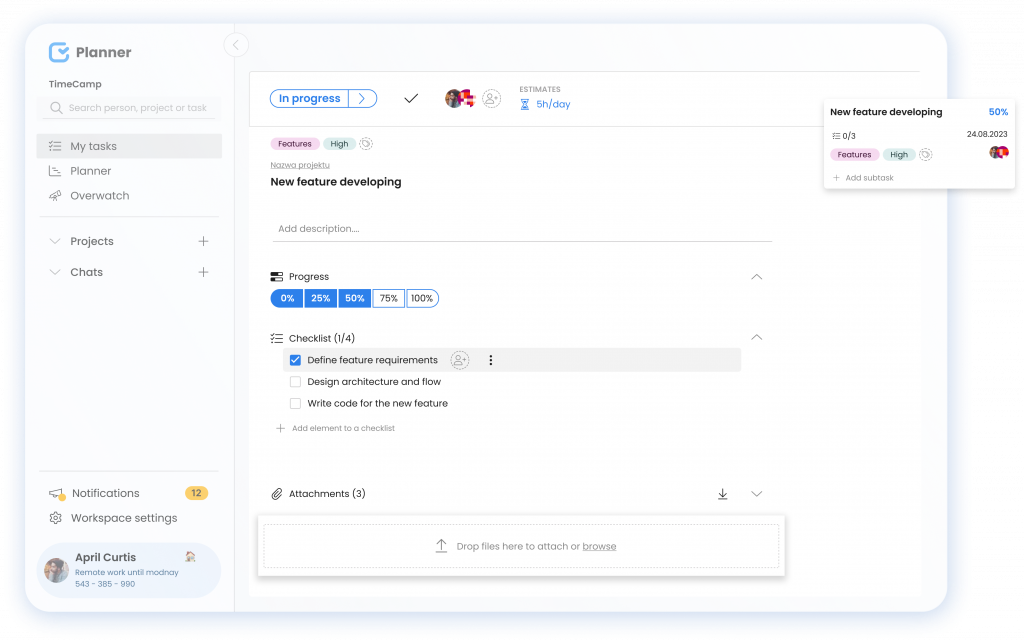 rmm tools timecamp planner